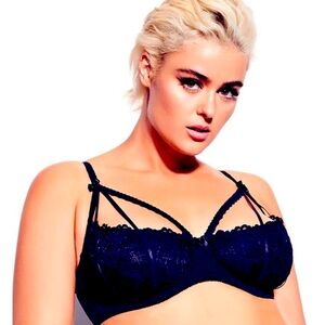 Hips & Curves Unlined Lace Bra